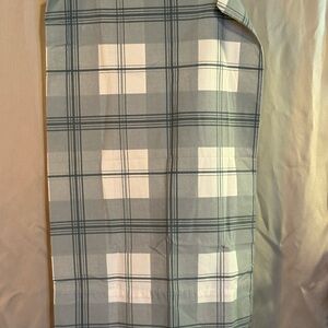 Source Unknown Gray and White Plaid Pillowcase
